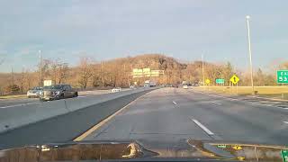 Driving on I-287 North New Jersey