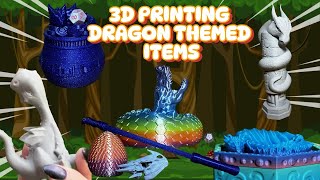 Top Cool 3D Prints #3DPrints #Dragons #DiceTower
