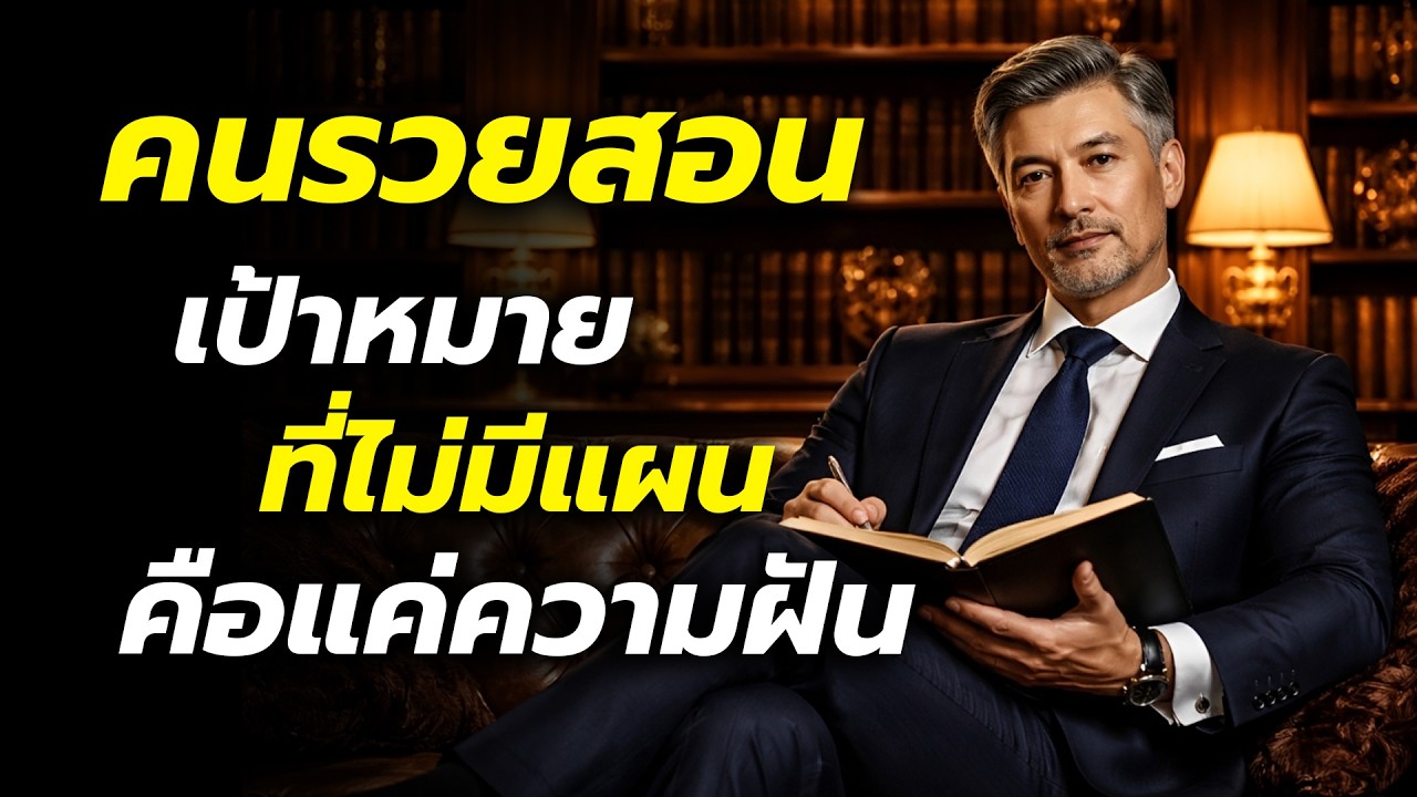 เลิกฝันลอย ๆ ถ้ายังไม่มีแผน | บทเรียนจริงจากคนรวยที่เปลี่ยนชีวิต