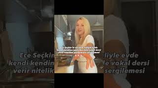 Ece Seçkin Evde Şarkı Söylüyor