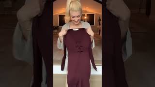 You're NOT going to believe this dress (GRWM fancy edition) #shorts #asmr #shortsvideo #grwm