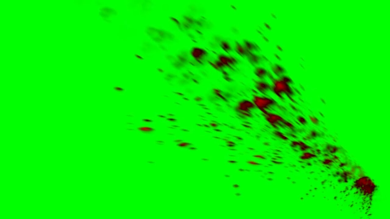 Instantaneous Blood Splatter Effects Animation Black Blue Greenscreen Bleeding Damage Effects Youtube