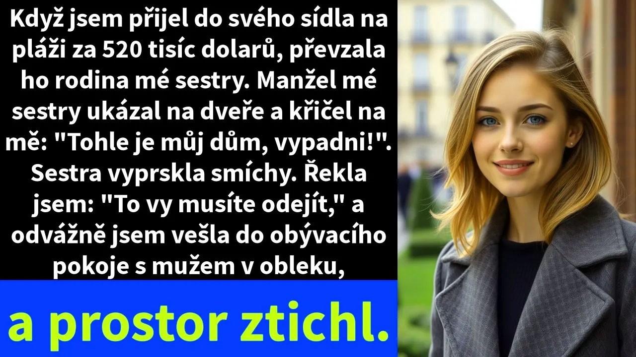 „Tohle je můj dům. Vypadněte.“ Ta slova pronesl můj švagr Jason, zatímco moje sestra Natalie seděla na mé nové pohovce s výsměšným úsměvem. Ještě pár hodin předtím jsem si v Silicon Valley splnila...