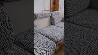 Cozy Sofa Cover Upgrade | Warm, Stylish &amp; Budget-Friendly Living Room Refresh #shortsfeed