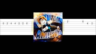 MONTAGEM AMIGOS - SLOWED · akrai · NVXUS · DJ LXILL (Easy Guitar Tabs Tutorial)