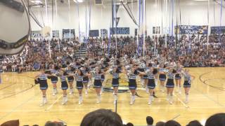 Pleasant Valley High School Cheerleaders 2015 Rally