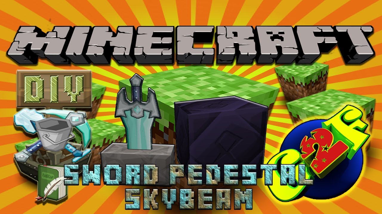Minecraft | Game2Fun | DIY - How to make a Sword Pedestal output ...