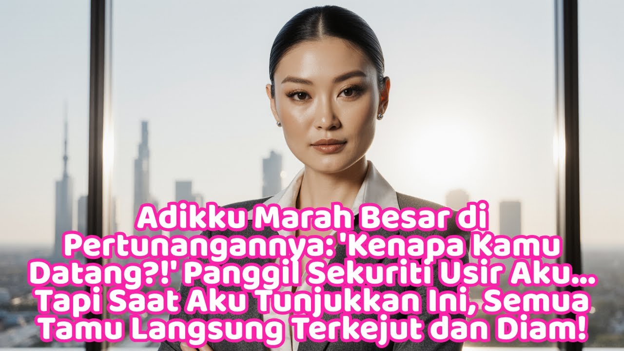 Adikku Marah Besar di Pertunangannya   'Kenapa Kamu Datang!' Panggil Sekuriti Usir Aku    Tapi