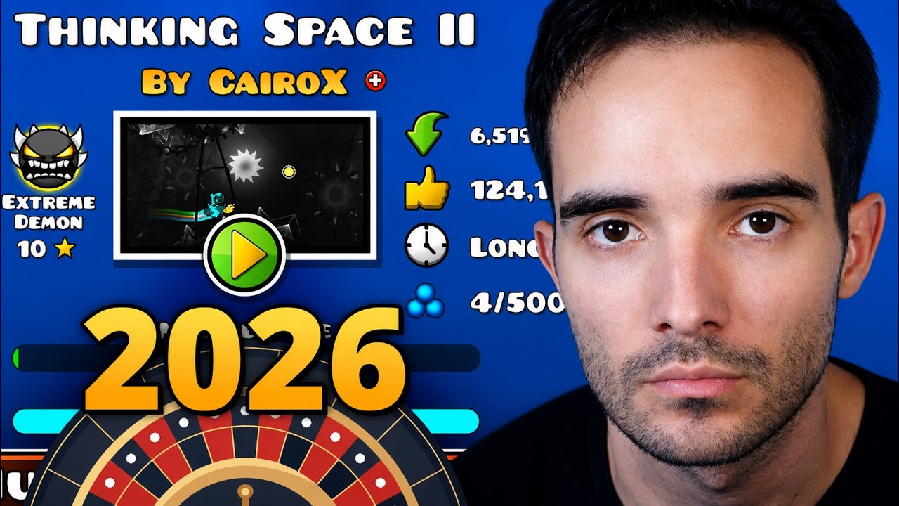 Intenté el Extreme Demon Roulette en 2026 (Geometry Dash)