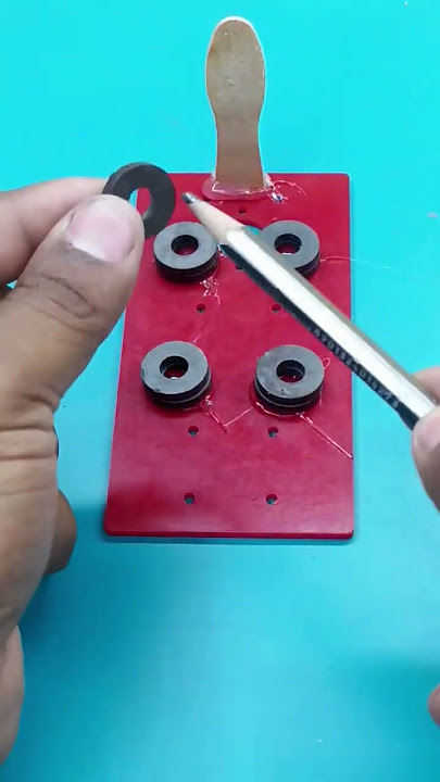 Magnetic levitation pencil #science #magnet