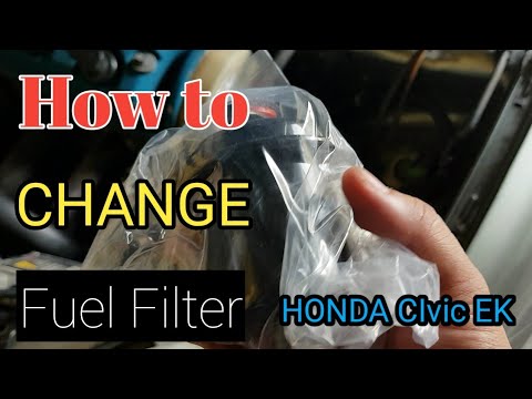 Video: Var är Honda Civic bränslefilter?