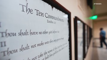 New Texas law requiring the Ten Commandments to be displayed in public schools hits a roadblock