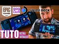 Tuto steam deck  installer epic games  gog sur steam deck  fr  
