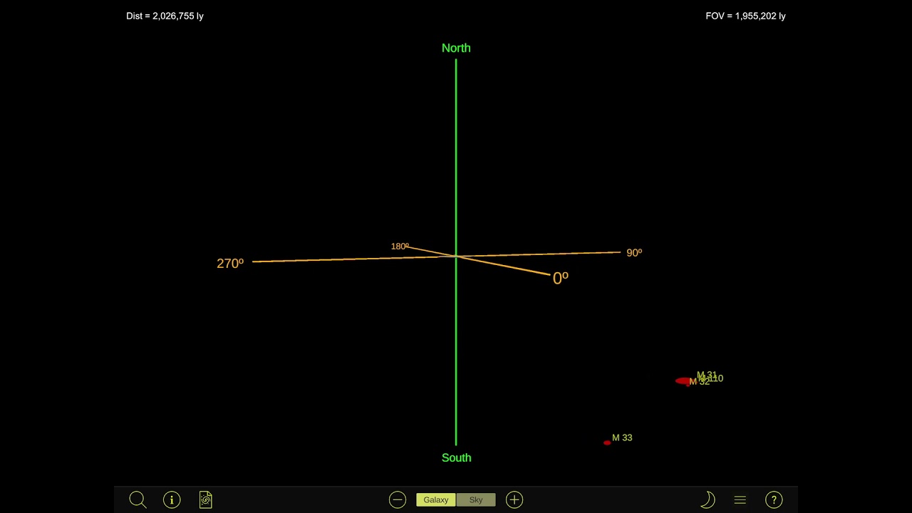 Location of Messier galaxy M64