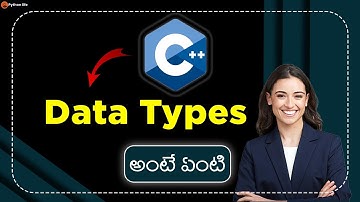 DataTypes in C++ | C++ Data Types in Telugu | C++ tutorials in Telugu