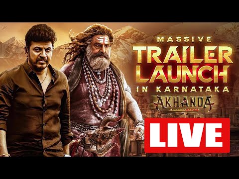Akhanda 2 Thandavam Trailer Launch Event in Karnataka Live | NBK | Boyapati Srinu | TFPC - TFPC