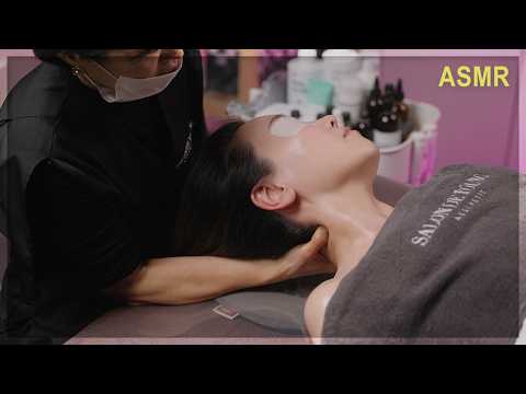 Korean Meridian Massage ASMR 😪 Strong Techniques to Define the Facial Contour