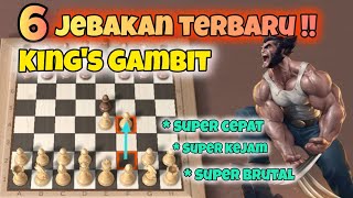 New!! Top 6 | Win fast with King's Gambit (definitely brutal)