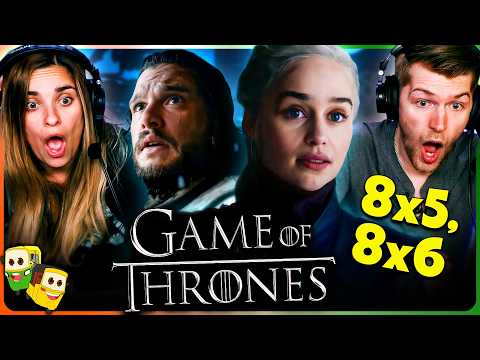 GAME OF THRONES 8x5 & 8x6 Reaction! | First Time Watch! | Lena Headey |  Peter Dinklage