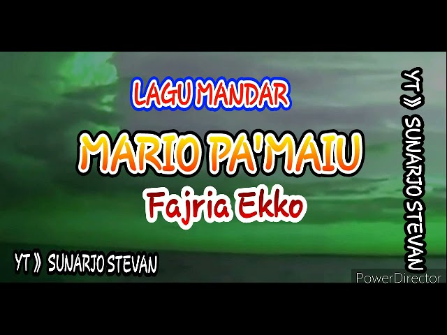 FAJRIA EKKO -MARIO PA'MAIU class=