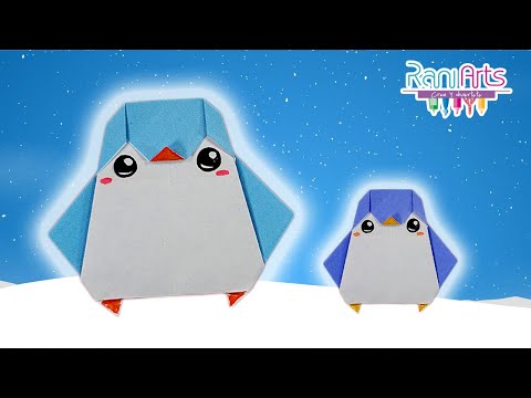 PINGÜINO DE PAPEL ORIGAMI FÁCIL Paso A Paso Super Lindo