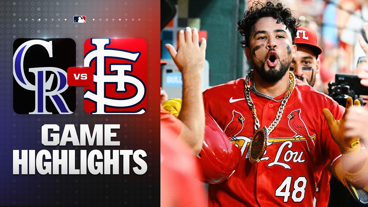 Rockies vs. Cardinals Game Highlights (8/7/26) | MLB Highlights