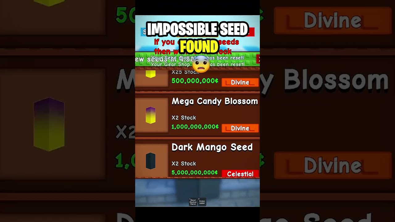 I GOT MEGA CANDY BLOSSOM Grow A Garden Shorts Growagarden Roblox
