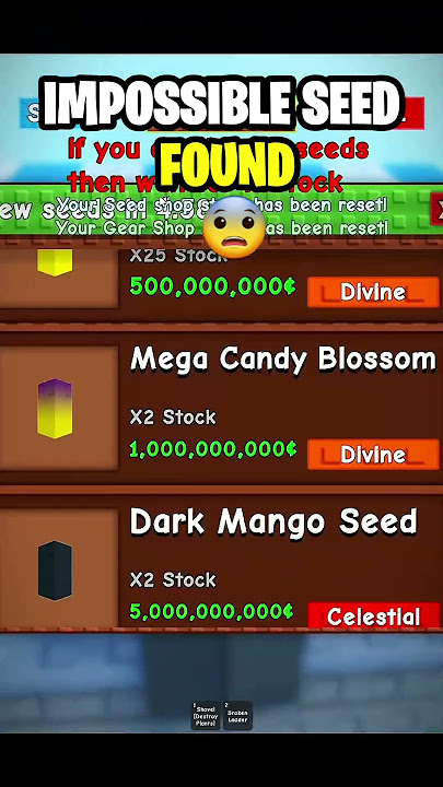 I GOT MEGA CANDY BLOSSOM ☠️🔥 Grow A Garden #shorts #growagarden #roblox