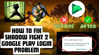 How to fix login Problem of Shadow Fight 2 | fix login problem in Google play store screenshot 4