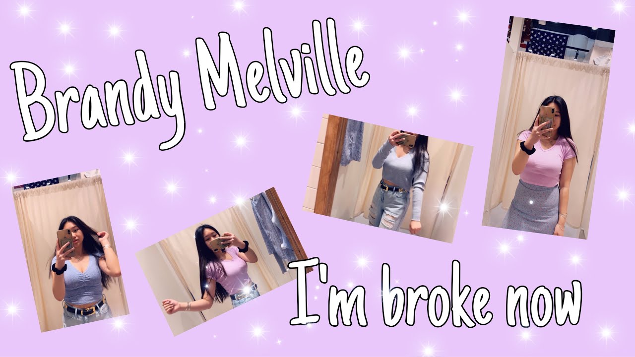 Shopping at Brandy Melville | Try-on Haul - YouTube