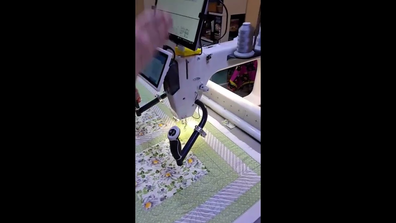 QCT6 Pro, Quilt turned on rails for side border