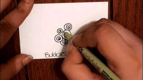 Tangle Tutorial   Bubbles