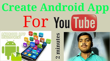 Create Android App for youtube or website in 2 minutes. | Web2apk.com