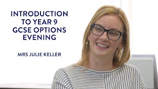 Introduction to Year 9 GCSE options evening