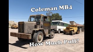 Coleman MB4; Hydrovac, Broken Glass, Fuel, Electricity, and Stumps!