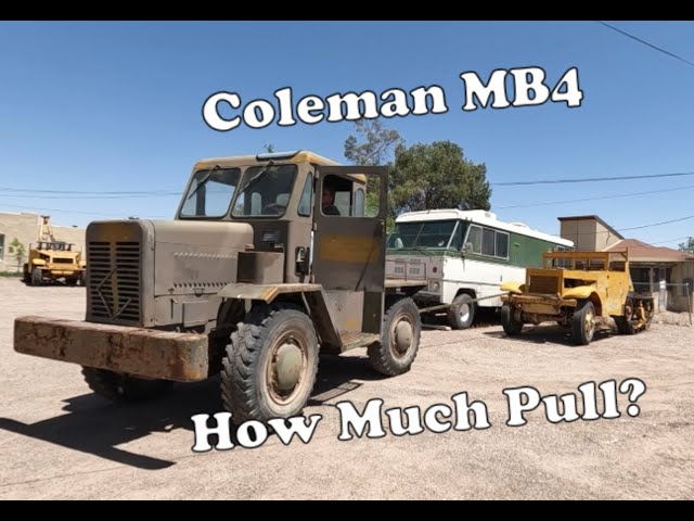 Coleman MB4; Hydrovac, Broken Glass, Fuel, Electricity, and Stumps! class=