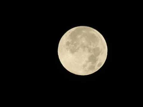 Full moon - 19/12/2021  -  06h40 (Ciel nuageux)