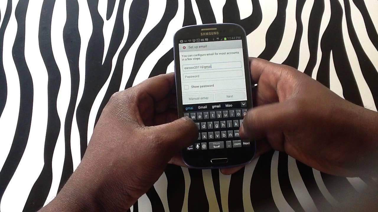 How to Manage your Emails on Samsung Galaxy S3 YouTube