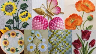 Beautiful Hand Embroidery Ideas 2026 Easy Floral Creative Embroidery Designs for Beginners