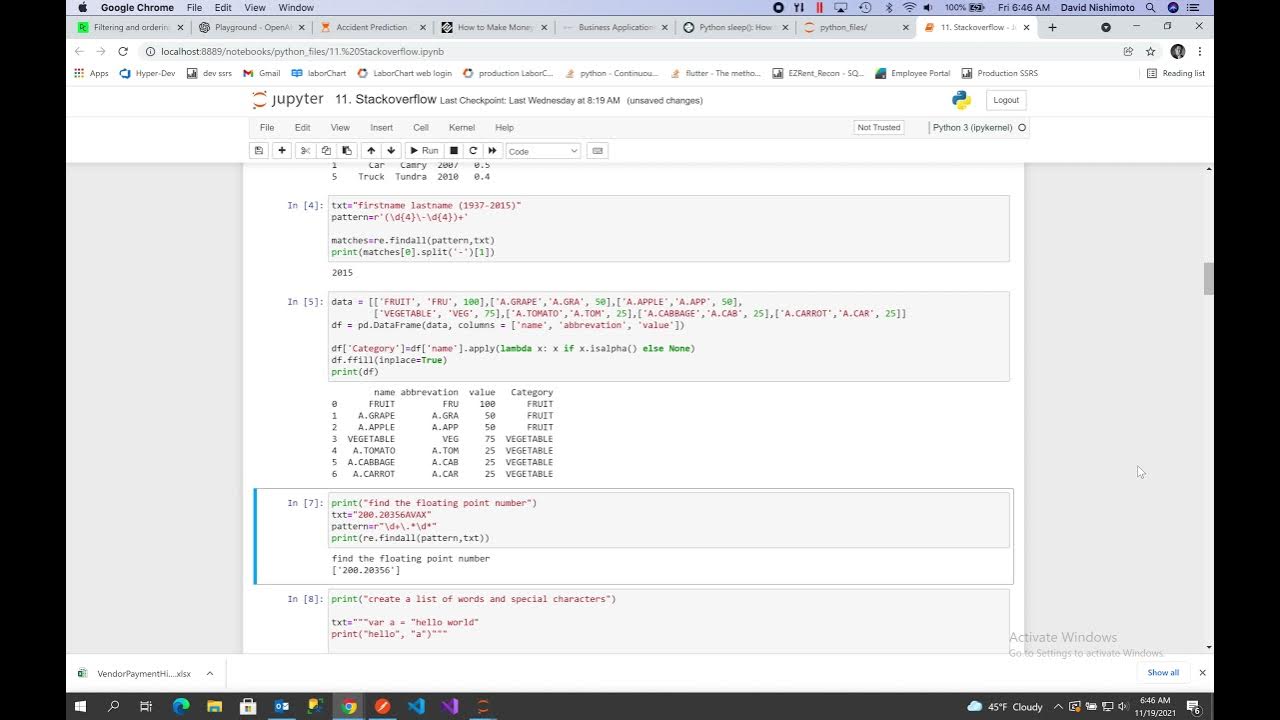 python : regular expression - look behind, non capture groups - YouTube