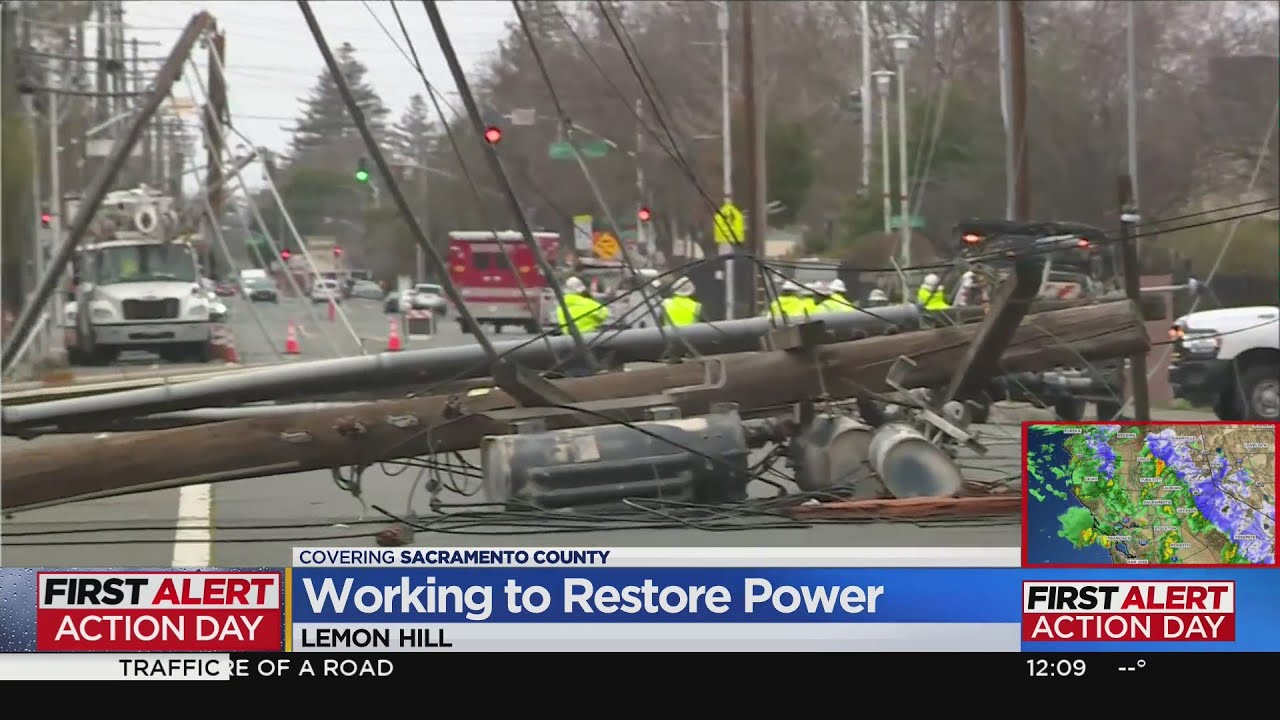 Utility crews still working to restore power around Sacramento area ...