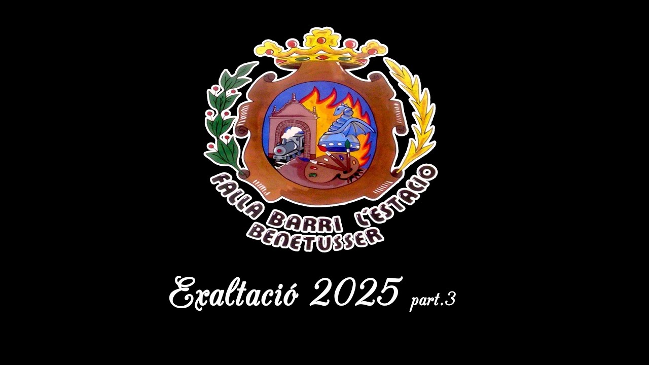 Falla Barri L´Estació exaltació 2025 3
