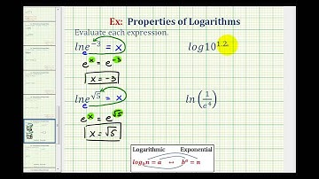 Ex: Simplify Log Expression with the Base and Base of the Number are the Same