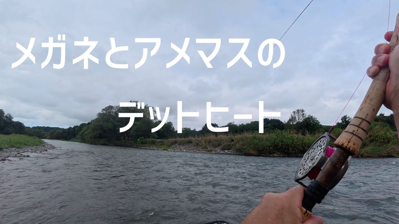 メガネとアメマスのデットヒート