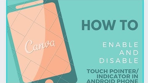 how to enable or disable touch pointer or indicator in Android 📱 #touchpointer #realme #fixprobleme