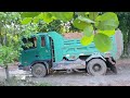 Hyundai Dump Truck and Cat Excavator Working, Excavator Digging Dirt On Dump Truck #Ep2291