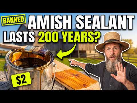 The $2 Wood Sealant the Amish Have Used for 200 Years — Modern Chemical Industry Banned It