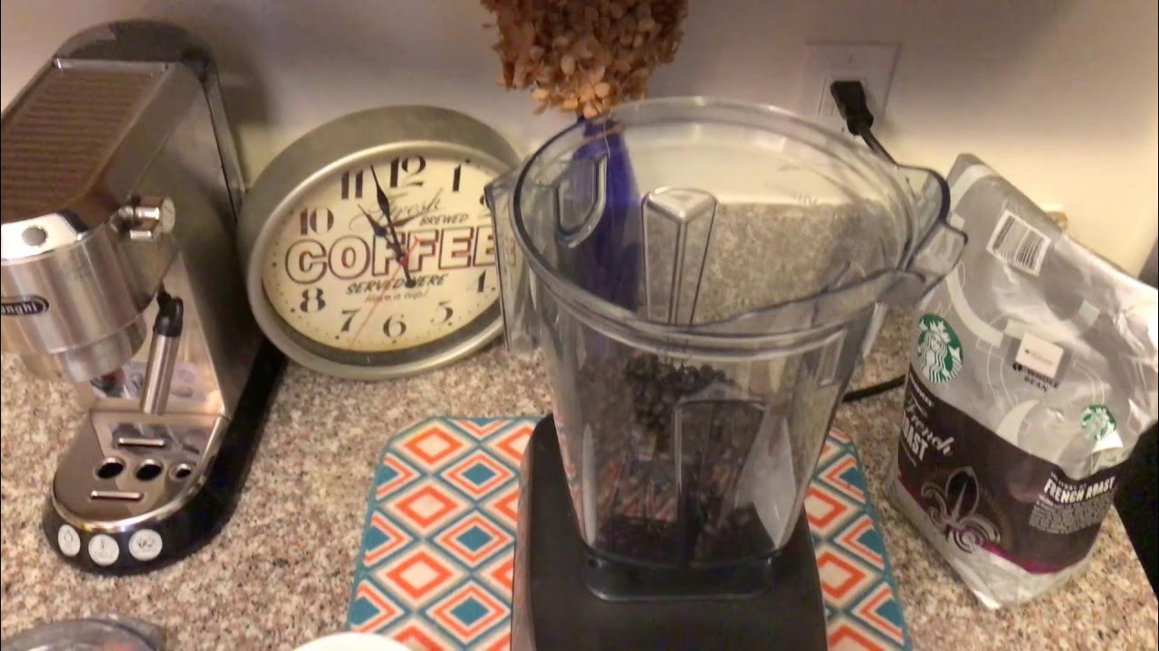 How to grind Starbucks coffee beans at Home in Vitamix Ascent 3500