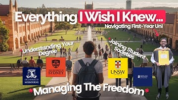 FIRST-YEAR Uni Advice From A UNSW Grad