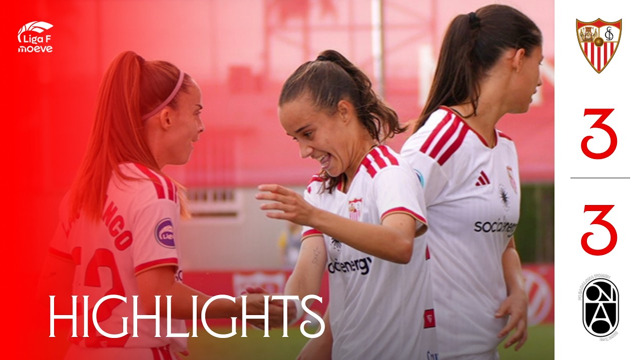 Sevilla FC - FC Badalona Women (3-3) | Liga F Moeve | Resumen